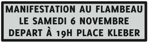 manifestation Les poupées en pantalon - Strasbourg 06 novembre 2010