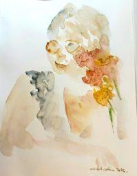 Michèle en fleurs