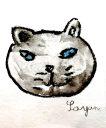 par Sayan (8ans). Chat craie 260829