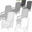 fauteuils de ministres - verts