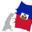 Haïti - drapeau rassemblé