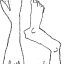 lien pieds et mains