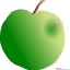 pomme verte véreuse